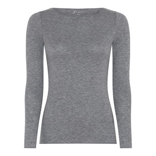 Frau - Lima cashmere top Medium grey melange